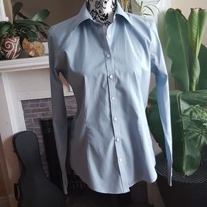 Blue Denver Hayes never iron shirt S